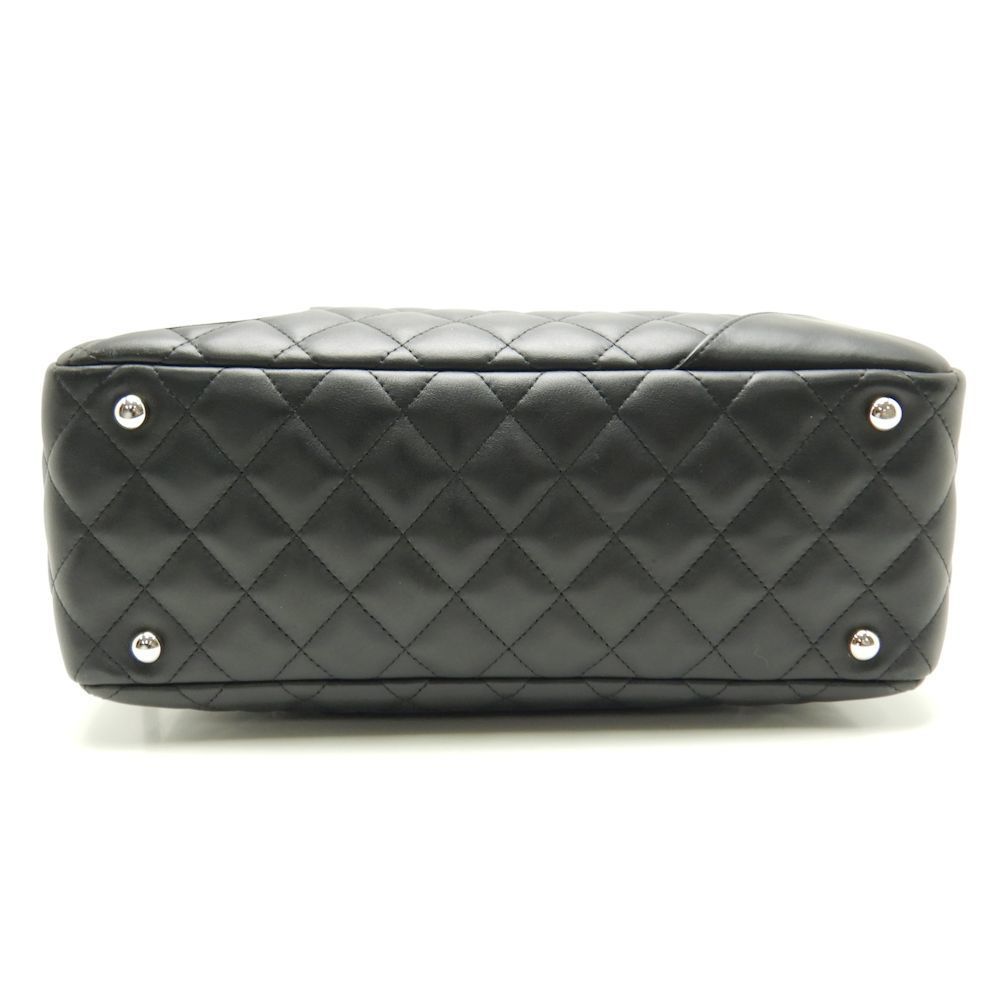 Chanel Cambon Line Bowling Bag Lambskin Black Shoulder - Picture 4 of 6